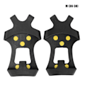 Miniatyrbillede 7 af 8: Isspik Spikes Crampons AntiSlip 10 Stål Pigge Gå Traktion Sne Greb Klamper(M (3638) )