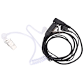 Miniatyrbild 1 av 8: Akustisk slangsats K Head 2-stifts transparent akustisk spole slang headset Walkie Talkie öronmussla