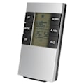 Miniatyrbild 6 av 7: Månfas-spårare med inomhus- och utomhustermometer, väderstation för exakta hygrometerklockavläsningar, trådlös sensorprobe för trädgård