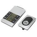 Miniatyrbild 5 av 7: Månfas-spårare med inomhus- och utomhustermometer, väderstation för exakta hygrometerklockavläsningar, trådlös sensorprobe för trädgård