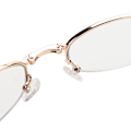 Pikkukuva 4 / 5: Monitehoiset progressiiviset presbyopia-lasit sinisen valon estolukulaseilla miehille ja naisille (+350 kultakehys)