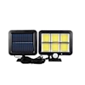 Miniatyrbild 1 av 5: 2-pack solcellslampor för utomhusbruk, 100 LED-lampor, 8 belysningslägen