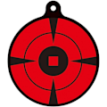 Miniatyrbild 4 av 5: Fluorescerande Självhäftande Skjutmål, Omedelbar Noggrannhetsspårning med Bulls Eye-design och Hög Synlighet, Portabel Rulldesign för Inomhusbruk