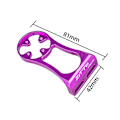 Miniatyrbild 4 av 6: Utbytbara insatser för cykeldatorfäste, CNC-bearbetad aluminium för ökad säkerhet, kompatibel med Garmin, Bryton Rider & Cateye -