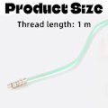 Miniatyrbilde 5 av 5: Sinklegering maskindatakabel egnet for Apple iPhone flytende silikon geek ladekabel 30W hurtiglading PD
