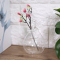 Miniatyrbild 4 av 5: Vinkelhandgjord transparent glasvas blomkruka dekoration hushållskontor