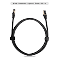 Miniatyrbild 7 av 7: 40 Gbps Ethernet-kabel Koppartråd Cat8 Kristallhuvud Nätverkskabel för Dator Router Laptop T040520m/65.6ft