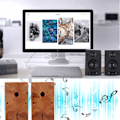 Miniatyrbilde 4 av 5: Paird 3in Heavy Bass datamaskiner høyttalere HiFi lyd datamaskin subwoofer