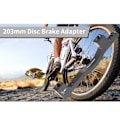 Miniatyrbild 7 av 8: 1 st cykel skivbromsadapter cykel bromsadapter för främre V-bromsok PM