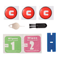 Miniatyrbillede 1 af 5: Ring Tape til genmontering af bagcoverglas til Samsung Galaxy Watch Active 2 til Galaxy Watch 3 bagcoverglas udskiftning
