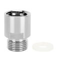 Miniatyrbillede 2 af 5: CO2-cylinderadapter, hun-gevind TR21-4 til han-gevind CGA320 til sodavandsmaskine, sodavandstank