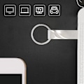 Miniatyrbild 4 av 5: Minneslagring Stick Pendrive Laptop Tillbehör Zink Legering 64GB för Vista / OS X / Linux