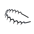 Miniatyrbilde 5 av 5: Sett med 2 Zig Zag Black
