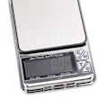 Miniatyrbild 3 av 8: Bakgrundsbelyst LCD-display med rostfri plattform och hög noggrannhet för bakning, mat, smycken (Multifunktionell gramvåg)