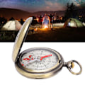 Miniatyrbild 1 av 8: Kompass Vandring Hållbar Stöttålig Vattentät Mässing Campingverktyg för Navigation Utomhus