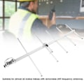 Miniatyrbild 7 av 7: Bärbar biltransceiver med hög förstärkning 11DBd bilantenn för radio UHF 430‑450MHz radioantenn