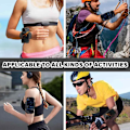 Miniatyrbild 3 av 8: Smartphone Armband med 360° Roterbar Design, Universell Passform för 3.5\" ~ 6.2\" Enheter, Andningsbart Material Säkerställer Komfort Även Under Intensiv Träning