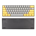 Miniatyrbillede 5 af 5: 61-tasters mekanisk tastatur, bærbar, kompakt 60% gaming tastatur med LED-baggrundsbelysning til Windows PC-bærbar computer