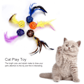 Miniatyrbild 7 av 8: Pet's Paradise, Smart Design Happy Pets Kattleksaksbollar, Mjukt EVA-skum, Ljusa Attraktiva Färger, Portabla Bekväma För Lek På Språng, Set Om 5 Delar