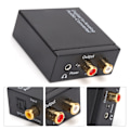 Miniatyrbild 5 av 5: 3,5 mm ljudadapter digital optisk koaxial till analog RCA L R-omvandlare för professionell ljudväxling i hemmet (värd USB-kabel optisk kabel ljud