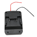Miniatyrbild 5 av 5: Säker batteriadapter oberoende switch stabil säker dockningsstation strömanslutning med kablar för Hitachi 18V litiumbatteri
