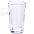Miniatyrbillede 2 af 4: 6 stk. glasbægre, shotglasbægre (akryl), 35 ml glas shotglas