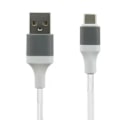 Miniatyrbillede 4 af 8: Adapterkabel Type C til High Definition Multimedia Interface-kabeladapter PVC-kobber til telefon, bærbar computer, hvid