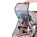 Miniatyrbild 3 av 5: Transparent Barnvagnsregnskydd Universellt Vattentätt Skydd Baby Barnvagn Barnvagn Regnskydd