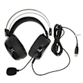 Miniatyrbillede 1 af 5: Eksamen Headset USB Hovedmonteret Støjreduktion Computer Eksamen Headset med Lydkort