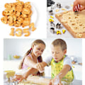 Miniatyrbilde 4 av 5: Rustfritt stål alfanumerisk 37-delt sett kakeform kakeform fondant glasur kakeform bakeform