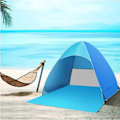 Miniatyrbild 5 av 5: Solskydd för dina äventyr, Pop Up Strandtält med säkert material och automatisk Pop Up, Portabelt tak med bärväska och tältpinnar för stranden