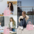 Miniatyrbillede 2 af 5: Dame Frokosttasker til Arbejde, Isoleret Frokostbokse Genanvendelige Små Lækagesikre Køler Frokostboks Tasker til Skole Arbejde Kontor Picnic eller Rejse