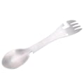 Miniatyrbild 3 av 8: Bärbar Multifunktionell Utomhusspork, Premium Rostfritt Stål 5 i 1 Redskap med Sågtandad Skärare, Kompakt Design för Camping Picknick Vandring,