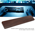 Miniatyrbillede 8 af 8: Ergonomisk tastatur håndledsstøtte - skridsikker træ håndledsstøtte til gamere, programmører, arbejdere, forfattere og redaktører - 61 taster