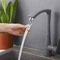 Miniatyrbild 4 av 6: Plastkranförlängare 360 graders universell roterande stänksäker kranluftare för kök badrum