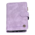 Miniatyrbillede 4 af 5: Pung Etui Multifunktion PU Læder Lynlås Kortholder Med Stativ Flip Cover til IPhone 13