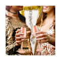 Miniatyrbild 2 av 5: Champagneglas, Champagneflöjter i rostfritt stål Roséguld Elegant Design Okrossbara För Bröllopsfester, Modern Metallisk Glans Lång Stjälk 200ml