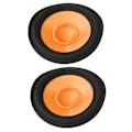 Pikkukuva 2 / 5: Kaiutin kartio rumpu paperi ammattimainen 1 tuuman sisähalkaisija vaihto subwoofer rumpu paperi oranssi