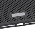Miniatyrbillede 3 af 8: Tablet Etui Sort Åndbar Præcise Udskæringer Blyantholder Magnetisk Lukning PU Læder Etui til IOS Tablet 10.2in