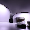 Miniatyrbillede 5 af 5: Dobbelt LED-lampe Justerbar Dobbelt Arm Lys til Akvarium Fisk Tan