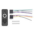Pikkukuva 5 / 8: Auton stereot MP3-soitin 12V Bluetooth 5.0 AUX-tulo FM AM -radio Virrankatkaisun muistitoiminto Auton stereot värikkäillä valoilla 80A