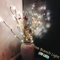 Miniatyrbilde 2 av 5: Gren av LED-lampe, 20 grener med vanntett lys