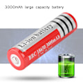 Miniatyrbillede 1 af 2: 2 stk. 18650 3,7V genopladelige batterier med stor kapacitet til lommelygte, bærbar computer, multifunktionel