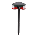 Miniatyrbild 3 av 8: Solardriven utomhuslarm med rörelsesensor, 130 dB hög siren med inspelningsfunktion, för förbättrad säkerhet i hem och på gård, med flera lägen och