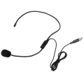 Miniatyrbillede 1 af 5: Mini XLR 3-bens TA3F-stik Professionel trådløs hovedbøjle mikrofon headset mikrofon