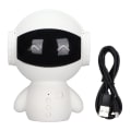 Miniatyrbilde 1 av 5: M10 Robot Smart Bluetooth-høyttaler, bærbar mini smart robot-høyttaler, støtte for minnekort-avspilling, AUX-inngang, MP3-avspilling