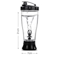 Miniatyrbild 4 av 5: Portabel Blender, Elektrisk Proteinshakerflaska, BPA-fritt Tritan-material, Kraftfull Motor, Läcksäker Design, Uppladdningsbar Vortexmixer för Enkel Användning