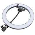 Pikkukuva 5 / 5: UN‑260 LED-rengaslamppu, kolme väriä, portaaton himmennys, kaaren muotoinen täyttövalo, 26 cm, 26 W