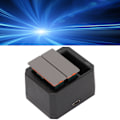 Miniatyrbilde 1 av 8: Reservebatteri 2 og LED 3-kanals USB-lader DC 5V 2‑4A Kamerautstyr for DJI Osmo Action Kamera