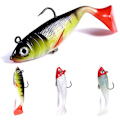 Miniatyrbild 5 av 5: Innovativ Fiskekompis, Realistiska 3D-ögon Detaljerad Målad Fiskedrag Med Snabbglidande Jerkbait För Fiskeäventyr I Sötvatten Och Saltvatten